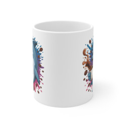 Tasse Dauphin Drôle pour Amateurs de Café – Mug Animal Marin Fantaisie pour Femme, Homme ou Enfant