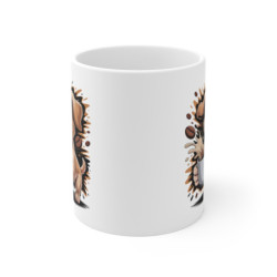 Tasse Chien Drôle – Mug Café avec Chien Énergique, Idée Cadeau Originale pour Amateurs de Chiens