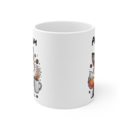 Tasse Renard Personnalisée avec Prénom – Mug Drôle Renard Café pour Femme, Homme ou Enfant
