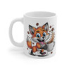 Tasse Drôle Renard – Mug Café Cartoon Fox Rigolo pour Femme, Homme ou Enfant