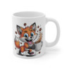 Tasse Drôle Renard – Mug Café Cartoon Fox Rigolo pour Femme, Homme ou Enfant