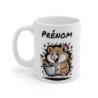 Tasse Hamster Personnalisée avec Prénom – Mug Drôle Café Hamster pour Femme, Homme ou Enfant