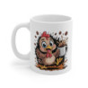 Tasse Poule Drôle – Mug Rigolo avec Poule Énergique et Café Débordant, Idée Cadeau Fun