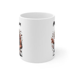 Tasse Taureau Personnalisée avec Prénom – Mug Café Animal Fort et Drôle pour Homme, Femme, Enfant