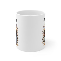 Tasse Rhinocéros Personnalisée avec Prénom – Mug Café Drôle Rhino pour Homme, Femme ou Enfant