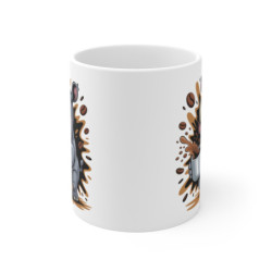 Tasse Rhinocéros Drôle pour Amateur de Café – Mug Cartoon Rhino pour Homme, Femme ou Enfant