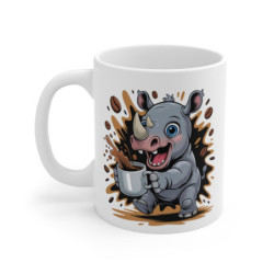 Tasse Rhinocéros Drôle pour...