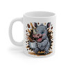 Tasse Rhinocéros Drôle pour Amateur de Café – Mug Cartoon Rhino pour Homme, Femme ou Enfant