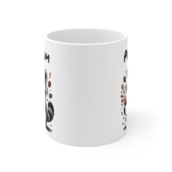 Tasse Raton Laveur Personnalisée avec Prénom – Mug Drôle Café Raccoon pour Femme, Homme ou Enfant