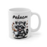 Tasse Raton Laveur Personnalisée avec Prénom – Mug Drôle Café Raccoon pour Femme, Homme ou Enfant