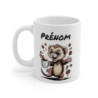 Tasse Furet Personnalisée avec Prénom – Mug Drôle Café Furet pour Femme, Homme ou Enfant