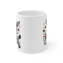 Tasse Âne Drôle – Mug Café avec Âne Cartoon Rigolo pour Femme, Homme ou Enfant
