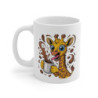 Tasse Girafe Drôle – Mug Girafe Rigolo avec Café Débordant, Cadeau Original pour Femme, Homme ou Enfant