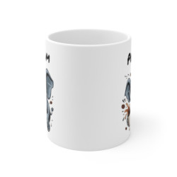 Tasse Éléphant Personnalisée – Mug Éléphant Drôle avec Café et Prénom, Cadeau Original Enfant ou Adulte