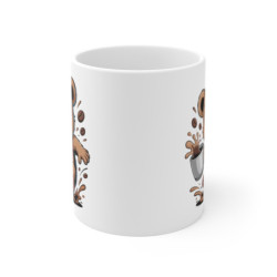 Tasse Ourson Mignon – Mug Café Rigolo pour Enfant ou Adulte – Cadeau Animal Original