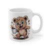 Tasse Ourson Mignon – Mug Café Rigolo pour Enfant ou Adulte – Cadeau Animal Original