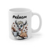 Tasse Lama Personnalisée avec Prénom – Mug Rigolo Animal – Cadeau Unique Enfant ou Adulte