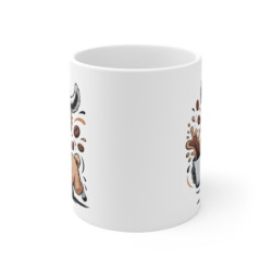 Mug Lama Mignon – Tasse Café Animal Rigolo – Cadeau Original pour Amoureux des Lamas