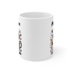 Mug Singe Mignon avec Prénom – Tasse Café Personnalisée Animaux – Cadeau Original Enfant ou Adulte