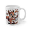Mug Écureuil Caféiné – Tasse Rigolote Énergie Caféine – Cadeau Original pour Amateurs de Noisettes