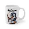 Mug Pingouin Personnalisé – Tasse Hivernale Mignonne avec Prénom – Cadeau Original