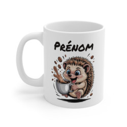 Mug Hérisson Personnalisé –...