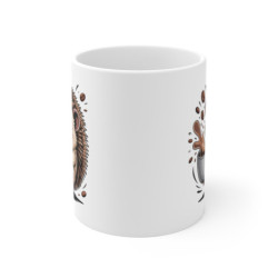 Mug Hérisson Caféiné – Tasse Rigolote Animaux Mignons – Idée Cadeau Originale Amoureux des Hérissons