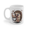 Mug Hérisson Caféiné – Tasse Rigolote Animaux Mignons – Idée Cadeau Originale Amoureux des Hérissons