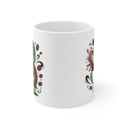 Mug Tortue Mignonne – Tasse Café Énergique avec Petit Reptile Adorable – Cadeau Original Animaux