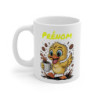 Mug Canard Personnalisé – Tasse Café Mignonne et Dynamique avec Prénom – Cadeau Original Animal