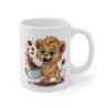 Mug Lionceau Rigolo – Tasse Café Débordante d'Énergie – Cadeau Original pour Amoureux des Félins