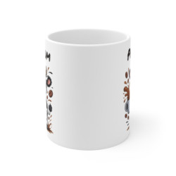 Mug Vache Personnalisé Tasse Café Mignonne avec Prénom Rigolo pour Fermiers et Amoureux des Animaux
