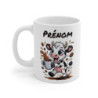 Mug Vache Personnalisé Tasse Café Mignonne avec Prénom Rigolo pour Fermiers et Amoureux des Animaux
