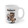 Mug Poney Personnalisé Tasse Café Énergique et Mignonne avec Prénom Cadeau Original pour Cavaliers et Enfants