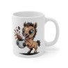 Mug Cheval Mignon Tasse Café avec Illustration de Poulain Joyeux Cadeau Original pour Amoureux des Animaux