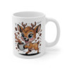 Mug Cerf Mignon Tasse Café Énergique avec Petit Faon Cadeau Original pour Amoureux de la Nature
