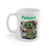 Mug Crocodile Personnalisé Tasse Café Rigolote avec Prénom Cadeau Original pour Enfants et Amoureux des Reptiles