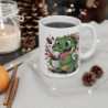Mug Crocodile MignonTasse Café Rigolote avec Croco Surexcité Cadeau Original pour Amateurs de Reptiles