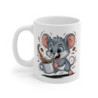Mug Souris Mignonne Tasse Café Énergique avec Rongeur Cadeau Original et Amusant