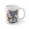 Mug Souris Mignonne Tasse Café Énergique avec Rongeur Cadeau Original et Amusant