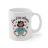 Mug Infirmière Femme Tasse Héros du Quotidien Fière d’être Infirmière Cadeau Original Métiers de la Santé