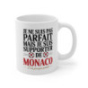 Mug Tasse Supporter de Monaco Idée Cadeau Foot  Drôle ASM Pas Parfait Mais Fan de l’AS Monaco