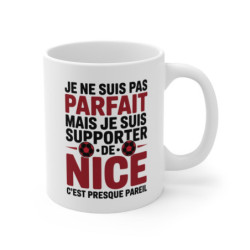 Mug Tasse Supporter OGC Nice Pas Parfait Cadeau Drôle Ligue 1 Football