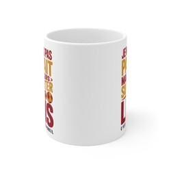 Tasse RC Lens Supporter Pas Parfait Mais Fan Mug Humour Football Sang et Or