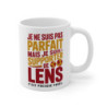 Tasse RC Lens Supporter Pas Parfait Mais Fan Mug Humour Football Sang et Or