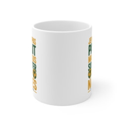 Tasse FC Nantes Pas Parfait Mais Supporter des Canaris Mug Humour Jaune Vert Football