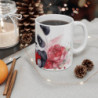 Tasse Panda Cœur Rouge Mug Aquarelle Panda Mignon Fleurs Roses Cadeau Amour Femme, Maman, Saint-Valentin