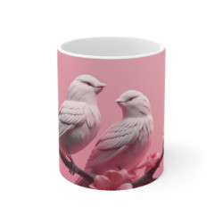 Tasse Oiseaux Amoureux Mug...