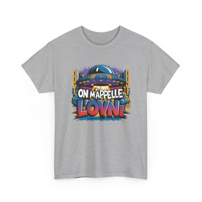 T shirt OVNI Alien JuL Marseille Unisexe Geek Drôle – S à 3XL Coton