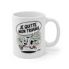 Tasse Drôle Papier Toilette Mug Je quitte mon travail  Humour Burn-out & Bureau Cadeau Collègue ou Départ Job